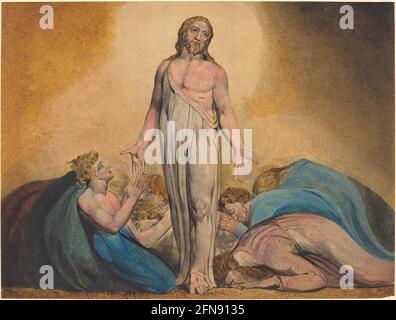 Christus erscheint seinen Jüngern nach der Auferstehung, c. 1795. Stockfoto