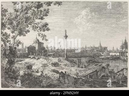 Imaginäre Ansicht von Padua, c. 1735/1746. Stockfoto