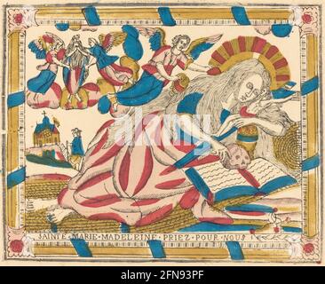 Heilige Maria Magdalena Bete für uns, c. 1820. Stockfoto