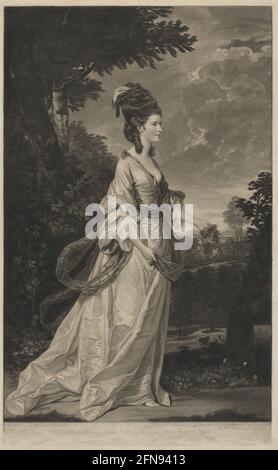 Jane (Fleming), Gräfin von Harrington, 1780. Stockfoto