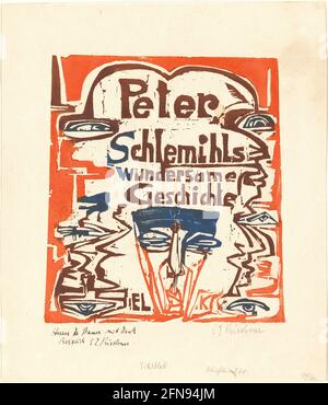 Peter Schlemihls wunderbare Geschichte (Titelseite), 1915. Stockfoto