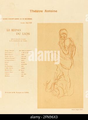 Le Repas du Lion, 1897. Stockfoto