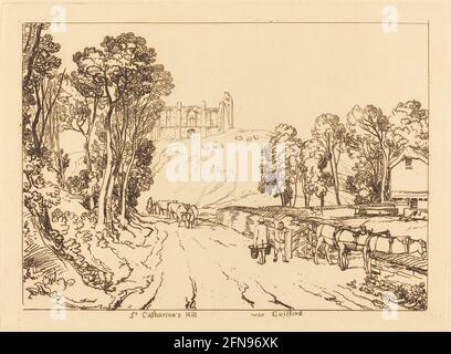 Saint Catherine's Hill bei Guilford, veröffentlicht 1811. Stockfoto