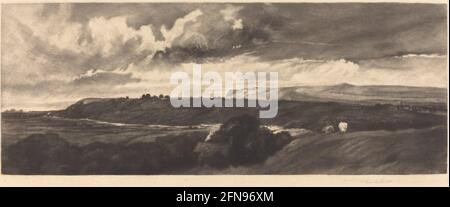 A Yorkshire Road, 1898. Stockfoto