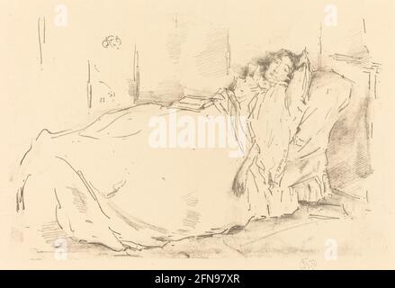 Die Siesta, 1896. Stockfoto