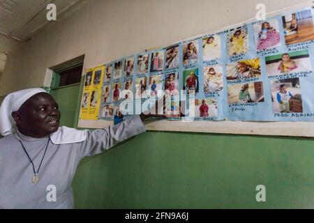 Waisenhaus im ländlichen Osten Ugandas Stockfoto