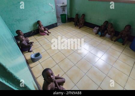 Waisenhaus im ländlichen Osten Ugandas Stockfoto