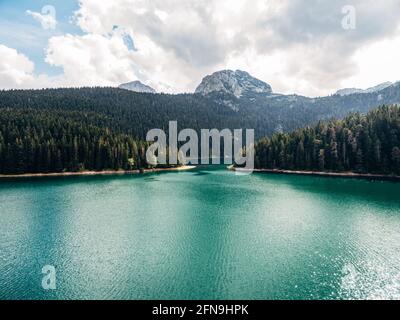 Schwarzer See in Montenegro, im Durmitor Nationalpark in Zabljak Stockfoto