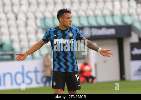 Allianz Stadion, Turin, Italien. Mai 2021. Lautaro Martinez (FC Inter) während Juventus FC vs Inter - FC Internazionale, Italienischer Fußball Serie A Spiel - Foto Claudio Benedetto/LM Credit: Live Media Publishing Group/Alamy Live News Stockfoto