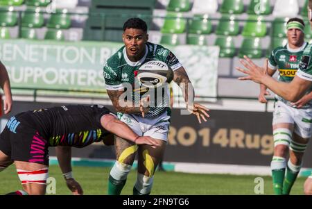 Monigo Stadium, Treviso, Italien, 15. Mai 2021, 15/05/2021; Foto Alfio Guarise; Guinness Pro14 Rainbow Cup; Stadio Monigo Treviso; Benetton vs Zebre während des Rainbow Cup - Benetton Treviso vs Zebre Rugby, Rugby Guinness Pro 14 Spiel - Foto Alfio Guarise / LM Stockfoto