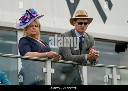 Baltimore, MD, USA. Mai 2021. 15. Mai 2021: Szenen vom Preakness Stakes Day auf der Pimlico Race Course in Baltimore, Maryland. Scott Serio/Eclipse Sportswire/CSM/Alamy Live News Stockfoto