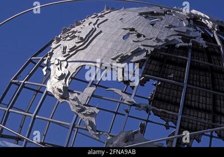 Nahaufnahme von Unisphere. Stockfoto