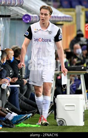 Genks Kristian Thorstvedt, aufgenommen während eines Fußballmatches zwischen dem RSCA Royal Sporting Club Anderlecht und dem KRC Genk, Samstag, 15. Mai 2021 in Anderlecht Stockfoto