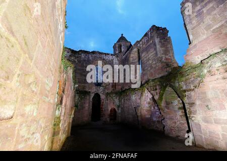 Spofforth Castle in North Yorkshire. Stockfoto