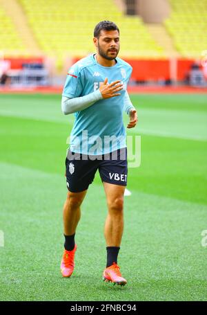 Monaco, Monaco. Mai 2021. Monaco, Monte-Carlo - 15. Mai 2021: AS Monaco vs. Stade Rennais Training Session mit dem deutschen Kevin Volland. Fussball, Soccer Credit: dpa/Alamy Live News Stockfoto