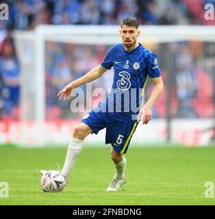 London, Großbritannien. Mai 2021. 15. Mai 2021 - Chelsea gegen Leicester City - FA-Pokalfinale - Wembley-Stadion - Londons Jorgino von Chelsea während des FA-Pokalfinales gegen Leicester City. Bildnachweis: Kredit: Mark Pain/Alamy Live Nachrichten Stockfoto