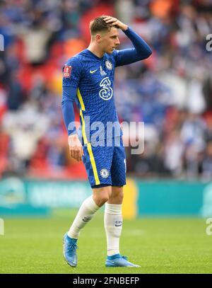 London, Großbritannien. Mai 2021. Mason Mount während des FA Cup Finales im Wembley Stadium, London Credit: Mark Pain/Alamy Live News Stockfoto