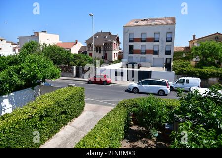 In Palavas les Flots, in der Nähe von Carnon Plage und Montpellier, in der Region von okzitanien, Südfrankreich Stockfoto