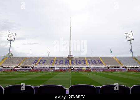 Stadion Artemio Franchi, Florenz, Italien. Mai 2021. Artemio Franchi Stadium während ACF Fiorentina vs SSC Napoli, Italienischer Fußball Serie A Spiel - Foto Francesco Scaccianoce/LM Credit: Live Media Publishing Group/Alamy Live News Stockfoto