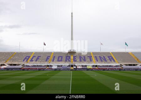 Stadion Artemio Franchi, Florenz, Italien. Mai 2021. Artemio Franchi Stadium während ACF Fiorentina vs SSC Napoli, Italienischer Fußball Serie A Spiel - Foto Francesco Scaccianoce/LM Credit: Live Media Publishing Group/Alamy Live News Stockfoto