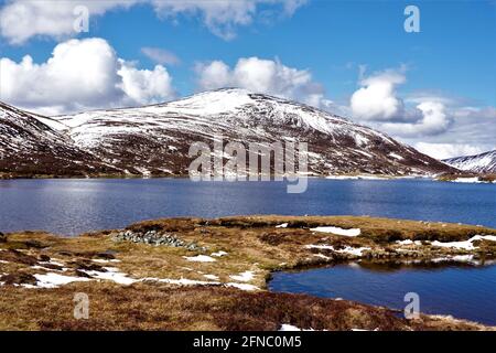 Loch nan Eun ein abgelegener süßwassersee im Grampian Berge Schottische Highlands Stockfoto