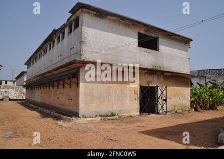 Verlassene Haft im ehemaligen Ussher Fort in Accra, Ghana. Stockfoto