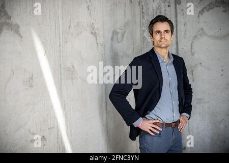 Berlin, Deutschland. Mai 2021. Michael Zimmermann, Bundesgeschäftsführer der FDP, aufgezeichnet auf der Bundesparteikonferenz der FDP. Quelle: Michael Kappeler/dpa/Alamy Live News Stockfoto