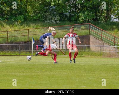 Andernach, Deutschland. Mai 2021. Antonia Hornberg (31 SG 99 Andernach) während des 2. Damen-Bundesliga-Spiel zwischen SG 99 Andernach und FC Wuerzburger Kickers im Andernach-Stadion in Andernach. Kredit: SPP Sport Pressefoto. /Alamy Live News Stockfoto