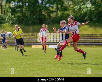 Andernach, Deutschland. Mai 2021. Antonia Hornberg (31 SG 99 Andernach) während des 2. Damen-Bundesliga-Spiel zwischen SG 99 Andernach und FC Wuerzburger Kickers im Andernach-Stadion in Andernach. Kredit: SPP Sport Pressefoto. /Alamy Live News Stockfoto