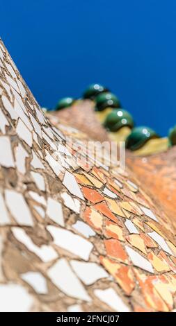 BARCELONA, SPANIEN - Externe Bilder von Casa Batlló Stockfoto