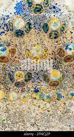 BARCELONA, SPANIEN - Externe Bilder von Casa Batlló Stockfoto