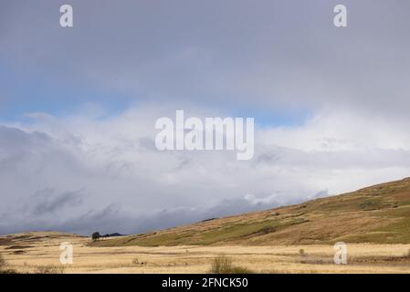 Blick entlang des Grobdale-Tals in Galloway, Schottland Stockfoto