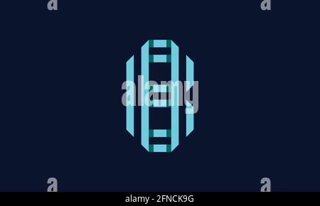 Buchstabe b Logo-Design oder b Konzept Stock Vektor