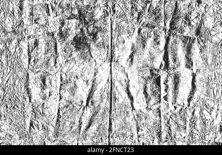 Verzweifelt Overlay Textur von alten Vintage-Papier, Papyrus Pergament Grunge Hintergrund. Abstrakte Halbton-Vektor-Illustration Stock Vektor