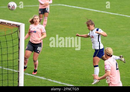 London, Großbritannien. Mai 2021. Kit Graham von Tottenham Hotspur Women erzielt ihren Teams den zweiten Treffer. Das FA-Pokalspiel der Frauen, Tottenham Hotspur Women gegen Sheffield Utd Women am Sonntag, 16. Mai 2021, im Hive Stadium in London. Dieses Bild darf nur für redaktionelle Zwecke verwendet werden. Nur zur redaktionellen Verwendung, Lizenz für kommerzielle Nutzung erforderlich. Keine Verwendung bei Wetten, Spielen oder Veröffentlichungen in einem Club/einer Liga/einem Spieler.pic von Steffan Bowen/Andrew Orchard Sports Photography/Alamy Live News Credit: Andrew Orchard Sports Photography/Alamy Live News Stockfoto