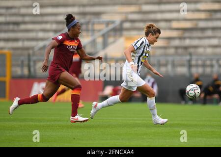 Rom, Italien. Mai 2021. Cristiana Girelli von Juventus während des Serie A Frauenmatches zwischen AS Roma und Juventus im Stadio Tre Fontane am 16. Mai 2021 in Rom, Italien./LiveMedia Kredit: Unabhängige Fotoagentur/Alamy Live News Stockfoto