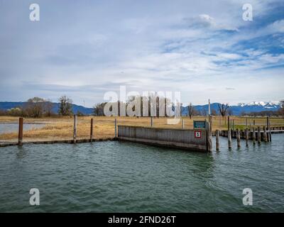 Freizeitaktivitäten am Bodensee in Österreich Stockfoto