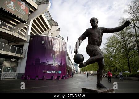 Gesamtansicht von außerhalb des Stadions vor dem UEFA Women's Champions League-Finale in Gamla Ullevi, Göteborg. Bilddatum: Sonntag, 16. Mai 2021. Stockfoto