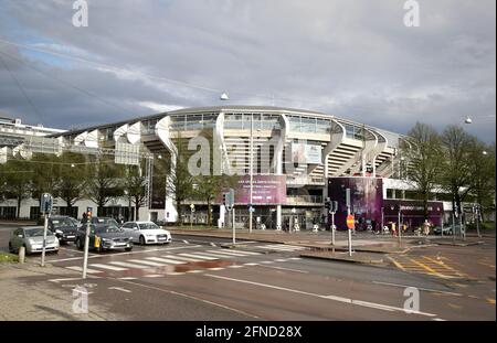 Gesamtansicht von außerhalb des Stadions vor dem UEFA Women's Champions League-Finale in Gamla Ullevi, Göteborg. Bilddatum: Sonntag, 16. Mai 2021. Stockfoto