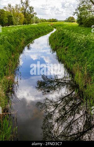 Bottisham Lode Cambridgeshire Stockfoto