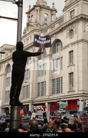 Proteste Gegen Das Freie Palästina, London, Mai 2021 Stockfoto