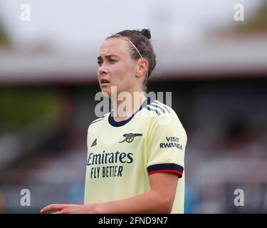 Borehamwood, Großbritannien. Mai 2021. BOREHAMWOOD, ENGLAND - MAY16: Caitlin Foord während des Vitality Women's FA Cup Fünfte Runde zwischen Arsenal und Crystal Palace im Meadow Park Stadium, Borehamwood, Großbritannien, am 16. Mai 2021. Quelle: Action Foto Sport/Alamy Live News Stockfoto