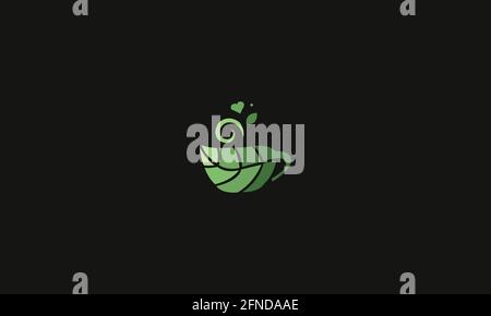 GRÜNES TEE- ODER ECO-LOGO ZUR ILLUSTRATION Stock Vektor