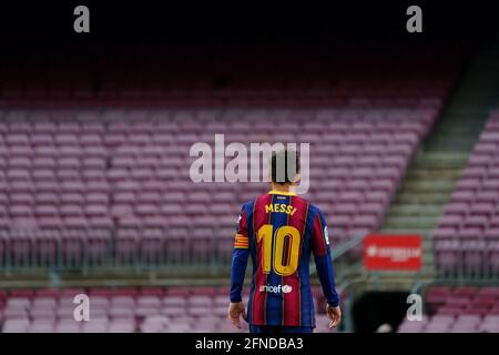 Camp Nou, Barcelona, Katalonien, Spanien. Mai 2021. La Liga Football, Barcelona versus Celta de Vigo; Leo Messi FC Barcelona Credit: Action Plus Sports/Alamy Live News Stockfoto