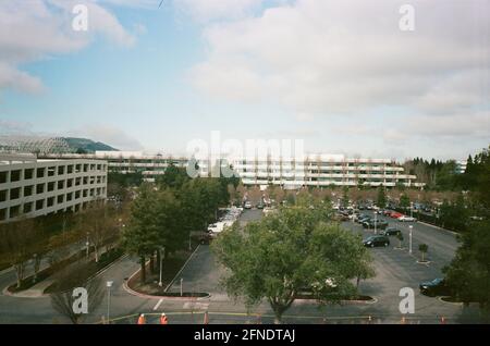 Luftaufnahme des Bishop Ranch Büroparks in San Ramon, Kalifornien, 2020. () Stockfoto