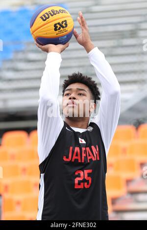 Aomi Urban Sports Park, Tokio, Japan. Mai 2021. Shitaro Ehara, 16. MAI 2021 - Basketball : READY STEADY TOKYO - 3X3 Basketball im Aomi Urban Sports Park, Tokyo, Japan. Quelle: Naoki Nishimura/AFLO SPORT/Alamy Live News Stockfoto