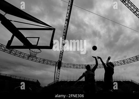 Aomi Urban Sports Park, Tokio, Japan. Mai 2021. Gesamtansicht, 16. MAI 2021 - Basketball : READY STEADY TOKYO - 3X3 Basketball im Aomi Urban Sports Park, Tokyo, Japan. Quelle: Naoki Nishimura/AFLO SPORT/Alamy Live News Stockfoto