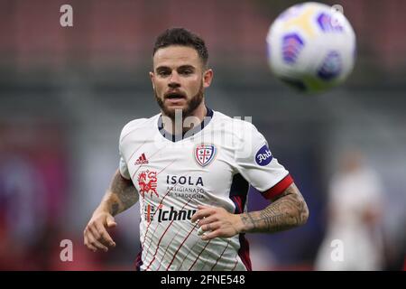 Mailand, Italien, 16. Mai 2021. Nahitan Nandez von Cagliari während der Serie A Spiel bei Giuseppe Meazza, Mailand. Bildnachweis sollte lauten: Jonathan Moscrop / Sportimage Stockfoto