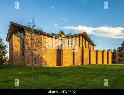 Temple Emanuel Synagoge in Denver, Colorado, die größte und älteste Synagoge in der Rocky Mountain Region Stockfoto