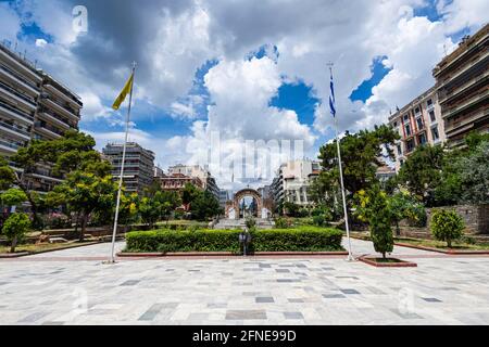 Hagia Sophia-Kirche, UNESCO-Weltkulturerbe Thessaloniki, Griechenland Stockfoto